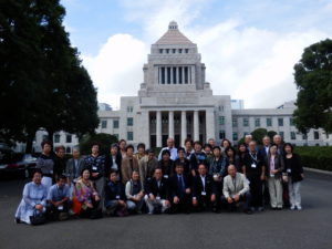 2013/10/9　ハナミズキの会国会見学